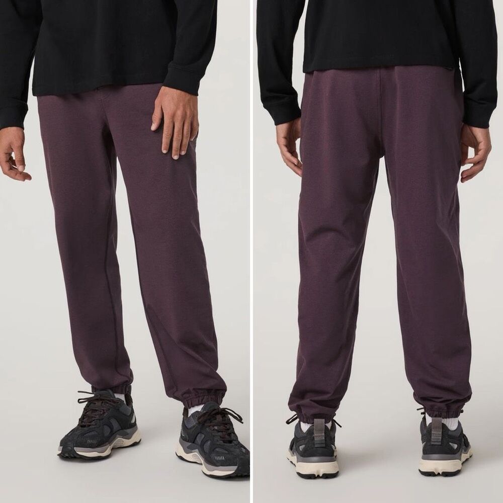 Vuori Men’s Coronado Sweatpants in Raisin Heather NWOT Size M